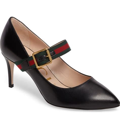 Gucci Sylvie Mary Jane Pumps 